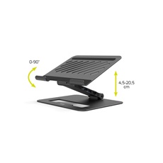 PORT DESIGNS 2 az 1-ben USB-C dokkolóegységnotebookállvánnyal (2 IN 1 USB-C DOCKING STATION WITH NOTEBOOK STAND)