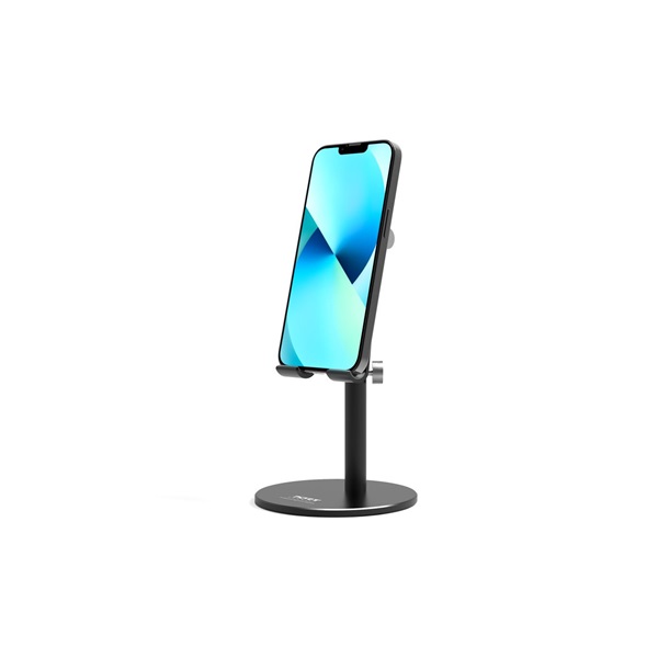 PORT DESIGNS Ergonomic desktop stand for smartphone black- Ergonómikus asztali mobiltelefon tartó