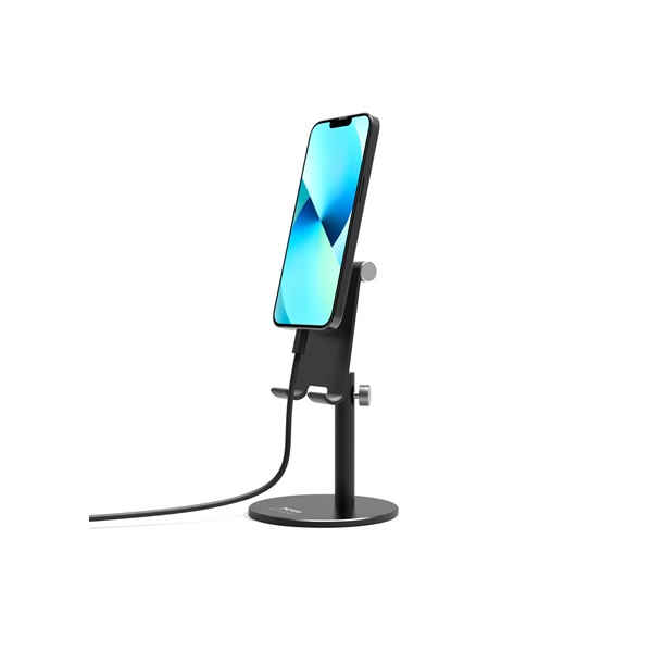 PORT DESIGNS Ergonomic desktop stand for smartphone black