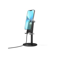 PORT DESIGNS Ergonomic desktop stand for smartphone black- Ergonómikus asztali mobiltelefon tartó