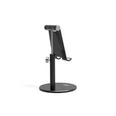 PORT DESIGNS Ergonomic desktop stand for smartphone black- Ergonómikus asztali mobiltelefon tartó