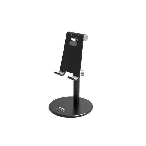 PORT DESIGNS Ergonomic desktop stand for smartphone black- Ergonómikus asztali mobiltelefon tartó