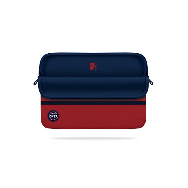 PORT DESIGNS Notebook tok 140418, LA MARINIERE MEMORY FOAM SLEEVE 13-14" RED/NAVY