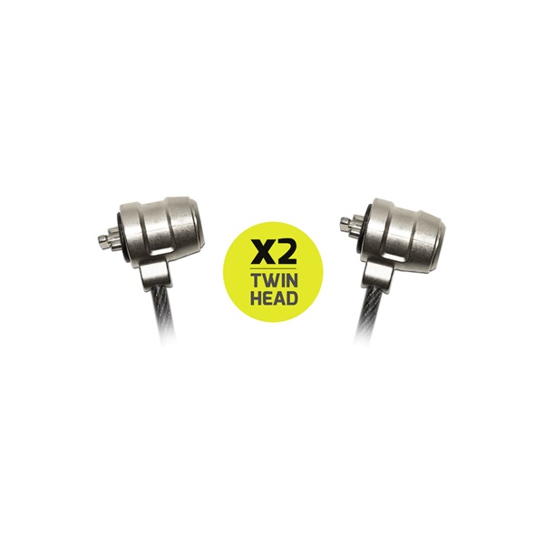 PORT DESIGNS TWIN HEAD KEYED SECURITY CABLE