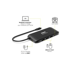 PORT DESIGNS USB-C 1 X 4K TRAVEL DOCKING STATION