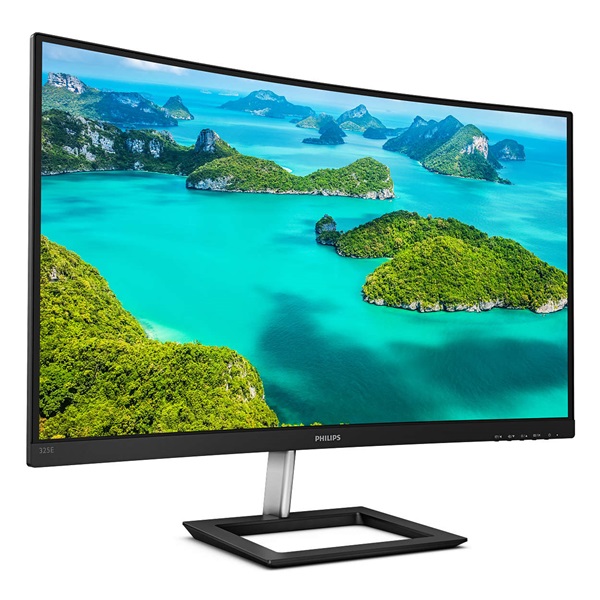 PHILIPS Ívelt VA monitor 31.5" 325E1C, 2560x1440, 16:9, 250cd/m2, 4ms, VGA/HDMI/DisplayPort