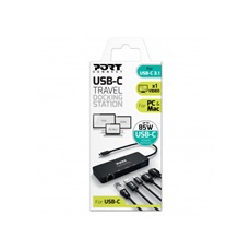 PORT DESIGNS Port Connect - Dokkoló állomás, TYPE C TRAVEL 1 X 4K PD 85W