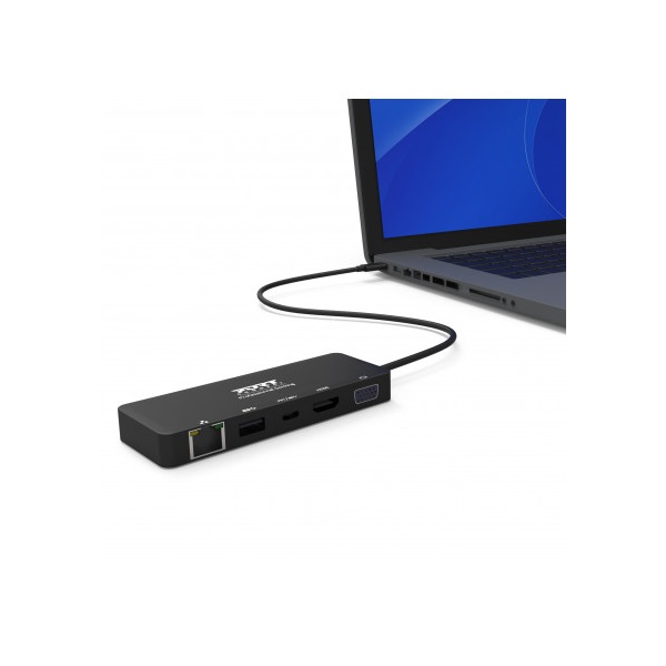 PORT DESIGNS Port Connect - Dokkoló állomás, TYPE C TRAVEL 1 X 4K PD 85W