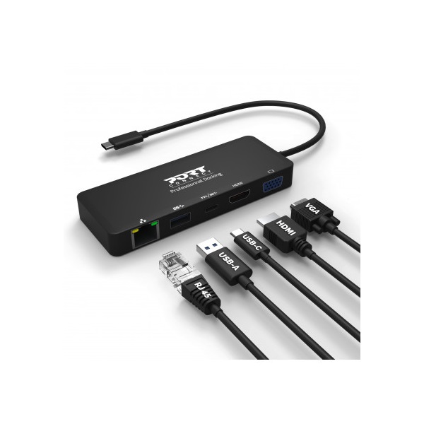 PORT DESIGNS Port Connect - Dokkoló állomás, TYPE C TRAVEL 1 X 4K PD 85W