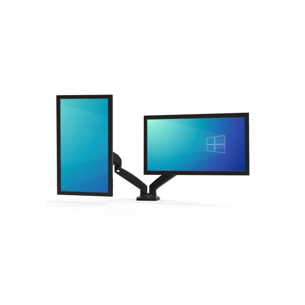 Port Designs-Port Connect Asztali monitor állvány - dupla, 75x75/100x100, 32"-ig, max 8 kg, forgatható, dönthető