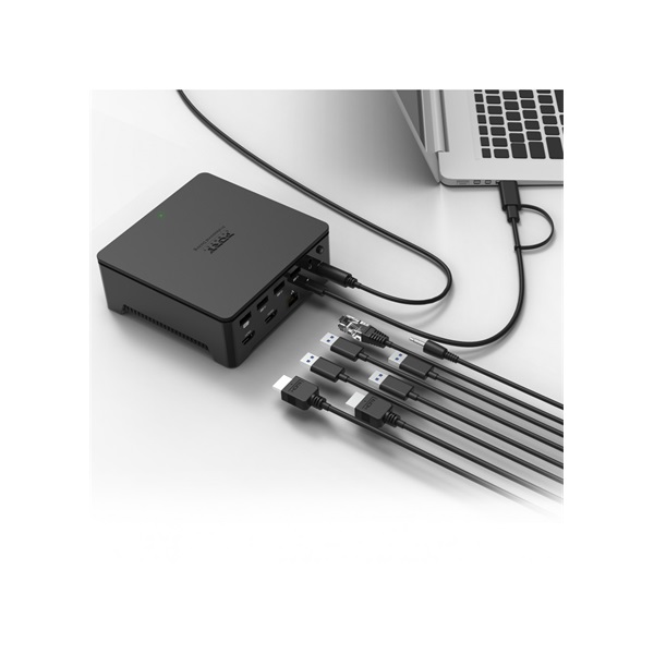 PORT DESIGNS Dokkoló állomás, USB-C & USB-A 2X2K UNIVERSAL OFFICE DOCKING STATION