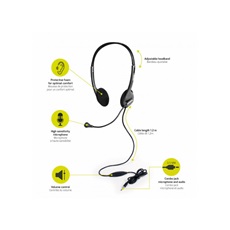 Port Designs Headset 3,5 mm combo jack