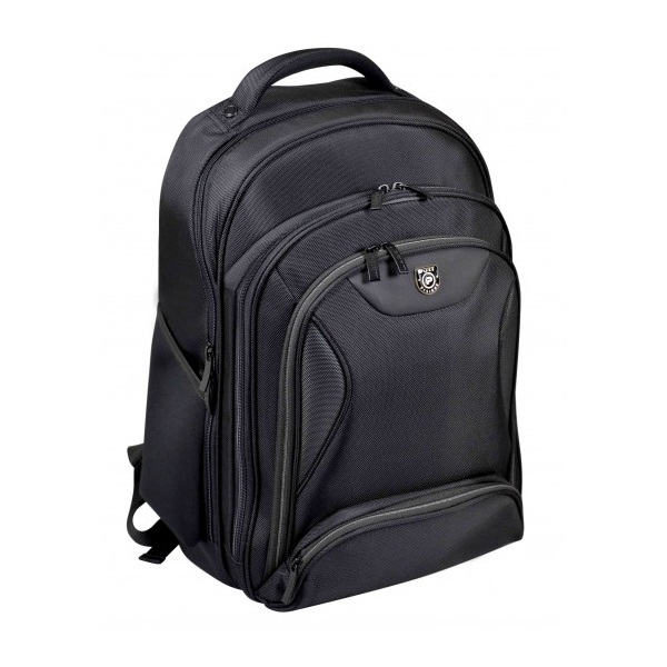 PORT DESIGNS Notebook hátizsák 170226, MANHATTAN BACKPACK 15-17" BLACK/Fekete