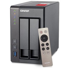 QNAP NAS 2 fiókos Celeron J1900 4x2,42 GHz, 2GB DDR3L, 2x1000Mbps, HDMI, 2xUSB3.2, 2xUSB2.0 - TS-251+-8G