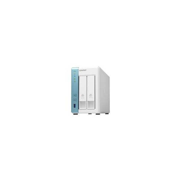 QNAP NAS 2 fiókos TS-231K 4x1.7 GHz, 1GB RAM, 2x100/1000, 3xUSB3.2
