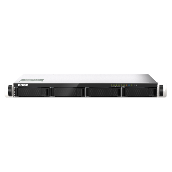 QNAP NAS 4 fiókos Marvell OCTEON TX2™ 4x2,2GHz, 4GB DDR4, 2x2500Mbps, 2x10000 SFP+, 2xUSB2.0, 2xUSB3.2 - TS-435XeU-4G