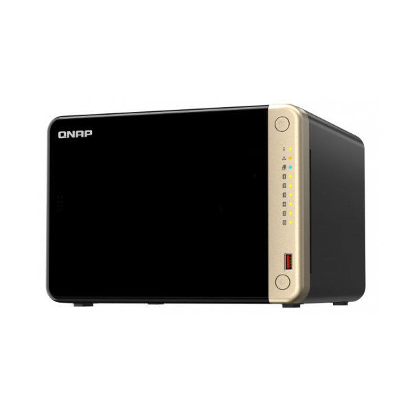 QNAP NAS 6 fiókos TS-664-8G Intel® Celeron® N5095 4x2,9GHz, 8GB RAM, 2x2,5GbE, 2xUSB3.2Gen2