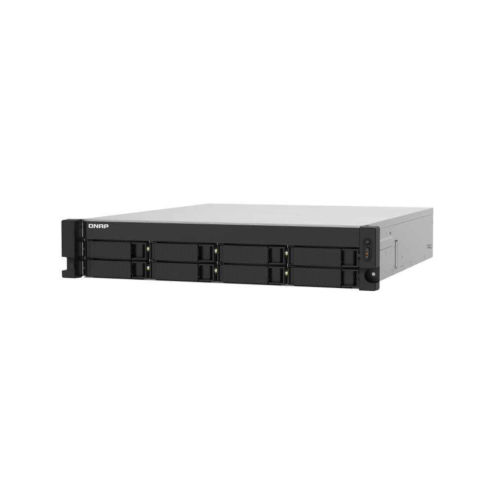 QNAP NAS 8 fiókos TS-832PXU-RP-4G 4x1.7 GHz, 4GB RAM, 2x100/1000/2500, 2x10GbE SFP+,  4xType-C USB3.2