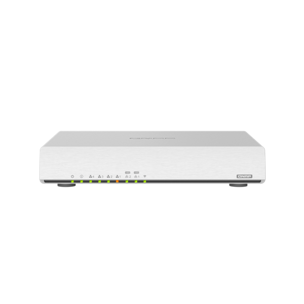 QNAP Wireless Router Dual-Band AX3600, 4x1000Mbps + 2x10000Mbps, WiFi 6, 3657Mbps, 2xUSB3.2 Gen1 - QHORA-301W