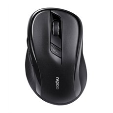 RAPOO 184535, MULTIMODE "M500" BLUETOOTH + 2,4GHZ OPTIKAI EGÉR, FEKETE