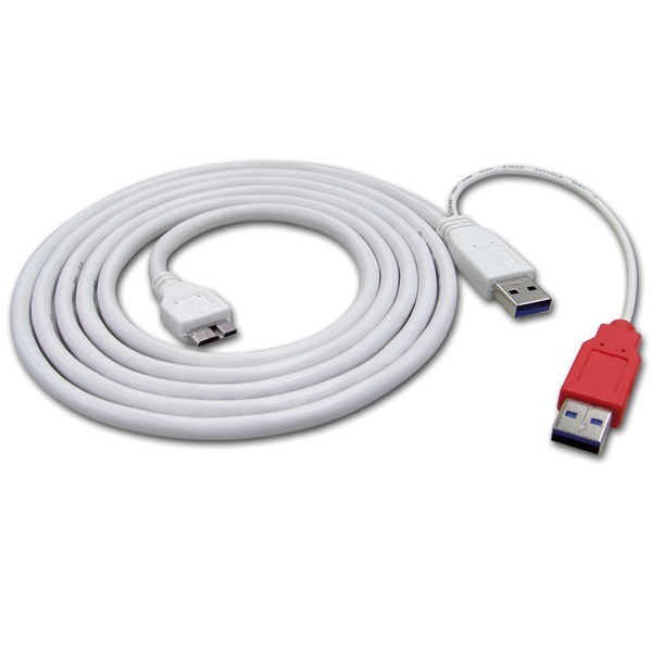 ROLINE kábel USB 3.0 A x2 - Micro USB B 1,8m