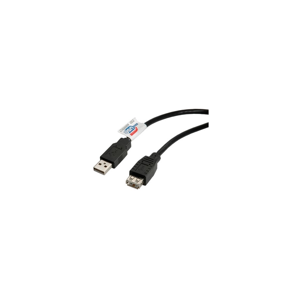 Roline USB 2.0 Cable, Type A To Type A Black 0,8 Meter
