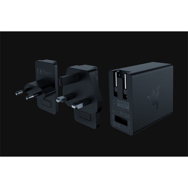 Razer Hálózati adapter USB-C kábellel, 2xUSB-C, 2xUSB-A, 130W