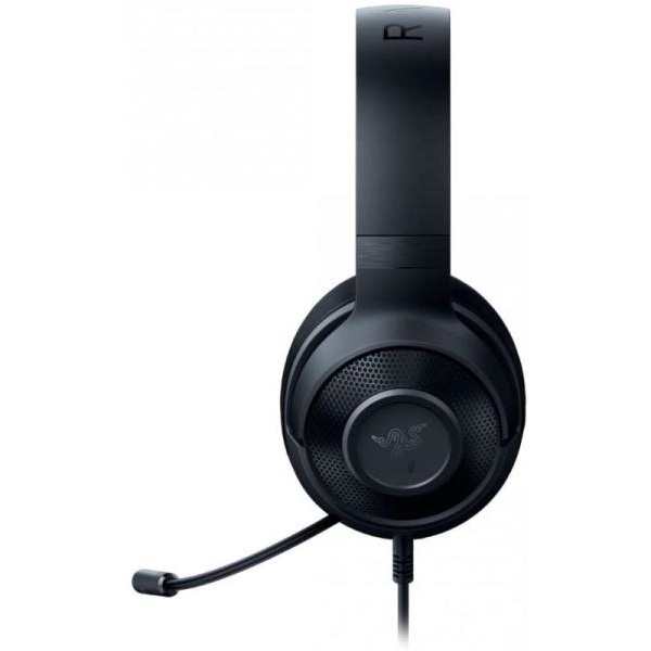 Razer Kraken X Lite  vezetékes gamer fejhallható mikrofonnal, fekete