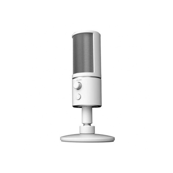 Razer Seiren X Mercury asztali mikrofon, fehér