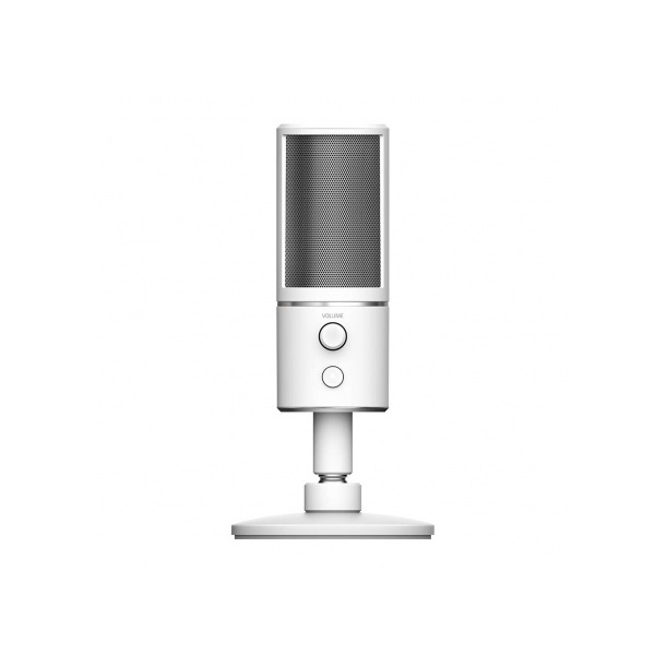 Razer Seiren X Mercury asztali mikrofon, fehér