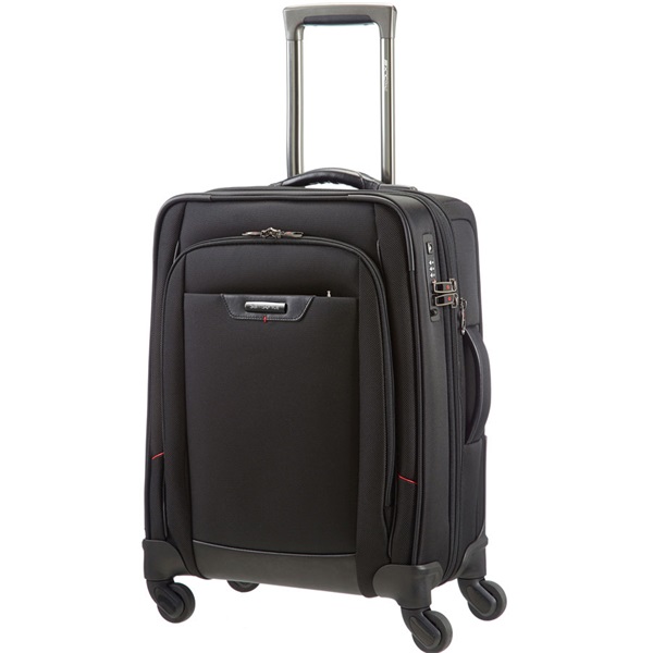 SAMSONITE Kabin Méretű Utazó Bőrönd (2 napos utazás) 58991-1041, SPINNER 55/20 EXP (BLACK) -PRO-DLX 4