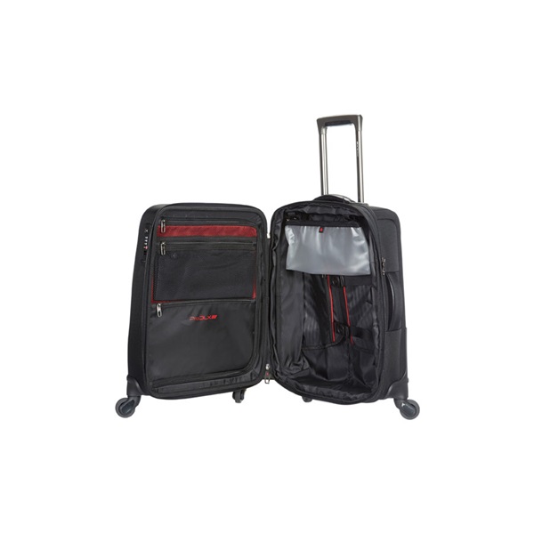 SAMSONITE Kabin Méretű Utazó Bőrönd (2 napos utazás) 58991-1041, SPINNER 55/20 EXP (BLACK) -PRO-DLX 4