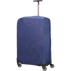 SAMSONITE Bőröndhuzat 121223-1549, FOLDABLE LUG.COVER L/M (MIDNIGHT BLUE) -GLOBAL TA