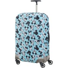 SAMSONITE Bőröndhuzat 122306-7923, LYCRA COVER M DISNEY (MICKEY/MINNIE BLUE) -GLOBAL TA DISNEY