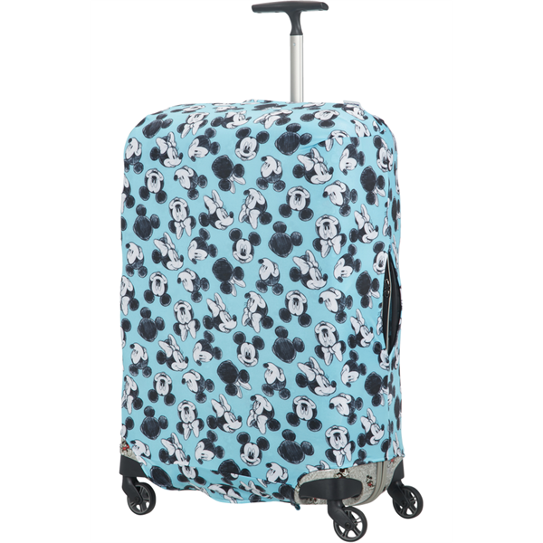 SAMSONITE Bőröndhuzat 122307-7923, LYCRA COVER L DISNEY (MICKEY/MINNIE BLUE) -GLOBAL TA DISNEY