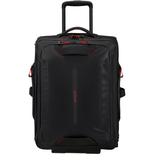 SAMSONITE Duffle táska kerékkel 55cm hátizsák 140882-1041, DUFFLE L (BLACK) -ECODIVER