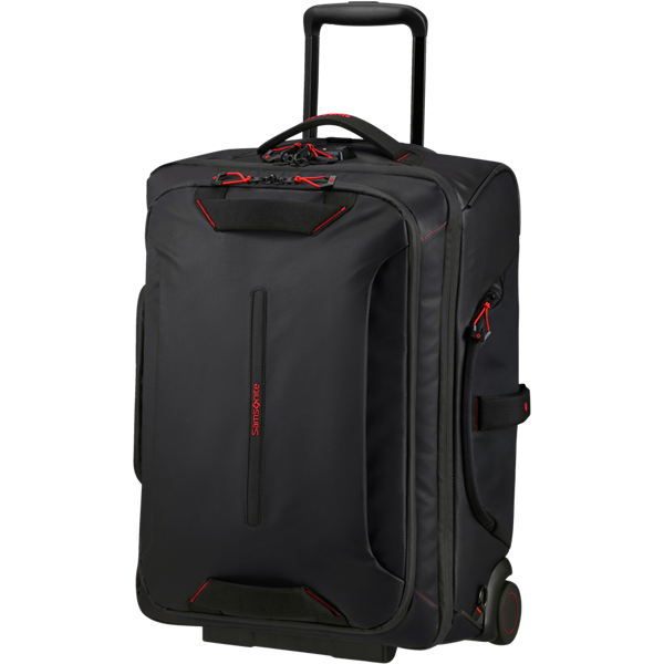SAMSONITE Duffle táska kerékkel 55cm hátizsák 140882-1041, DUFFLE L (BLACK) -ECODIVER