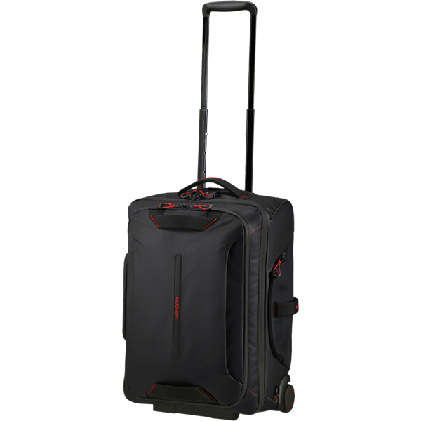 SAMSONITE Duffle táska kerékkel 55cm hátizsák 140882-1041, DUFFLE L (BLACK) -ECODIVER