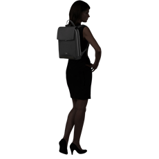 SAMSONITE NŐI Notebook hátizsák 147735-1041, BACKPACK W/FLAP 14.1" (BLACK) -ZALIA 3.0