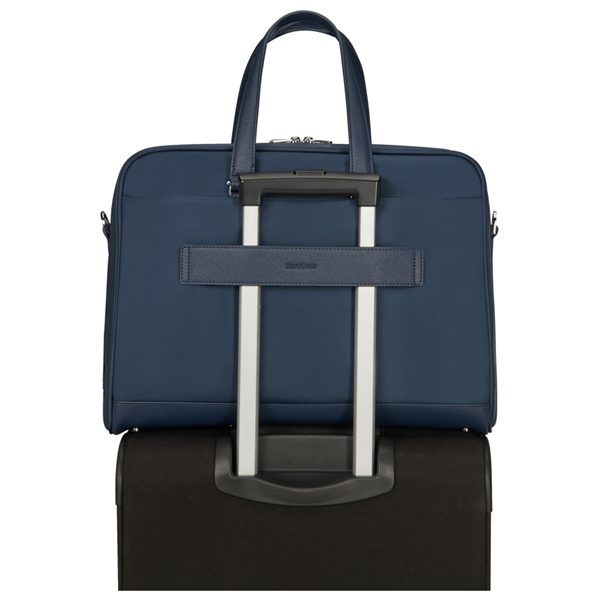 SAMSONITE NŐI Notebook táska 129430-1549, BAILHANDLE 2 COMP 15.6" (MIDNIGHT BLUE) -ZALIA 2.0