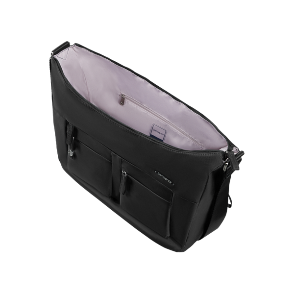 SAMSONITE NŐI Válltáska 144721-1041, SHOULD. BAG M +2 POCK (BLACK) -MOVE 4.0