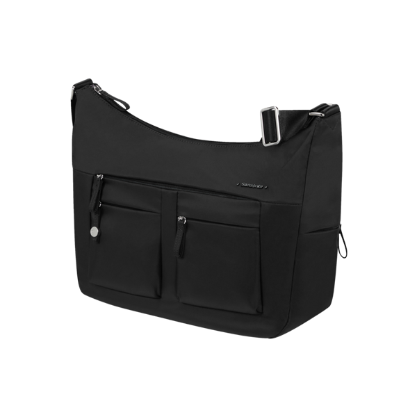 SAMSONITE NŐI Válltáska 144721-1041, SHOULD. BAG M +2 POCK (BLACK) -MOVE 4.0