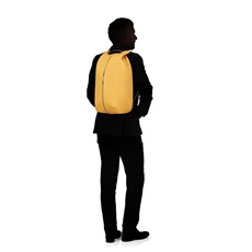 SAMSONITE Notebook hátizsák 128822-1843, Laptop Backpack M 15.6" (Sunset Yellow) -SECURIPAK