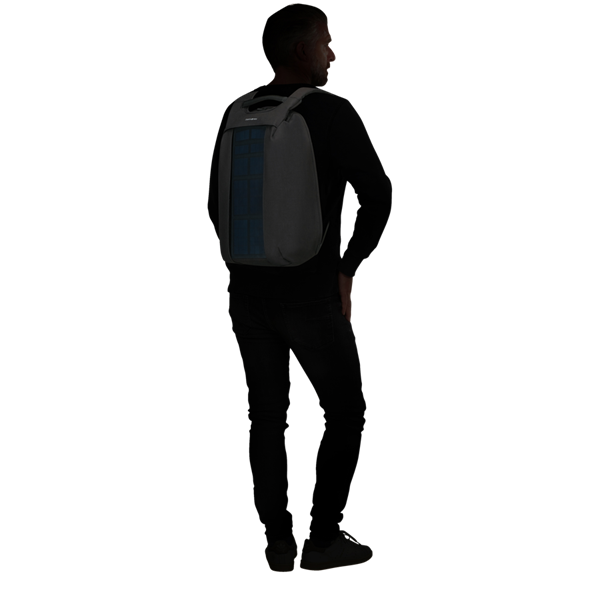 SAMSONITE Notebook hátizsák 134364-T061, LAPTOP BACKPACK 15,6" (BLACK STEEL) -SUNSPOT