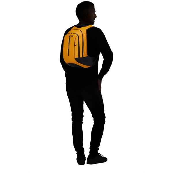 SAMSONITE Notebook hátizsák 140871-1924, LAPTOP BACKPACK M 15.6" (YELLOW) -ECODIVER