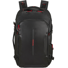 SAMSONITE Notebook hátizsák 142896-1041, TRAVEL BACKPACK S 38L 17.3" (BLACK) -ECODIVER