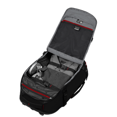 SAMSONITE Notebook hátizsák 142896-1041, TRAVEL BACKPACK S 38L 17.3" (BLACK) -ECODIVER