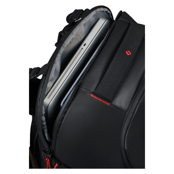 SAMSONITE Notebook hátizsák 142896-1041, TRAVEL BACKPACK S 38L 17.3" (BLACK) -ECODIVER