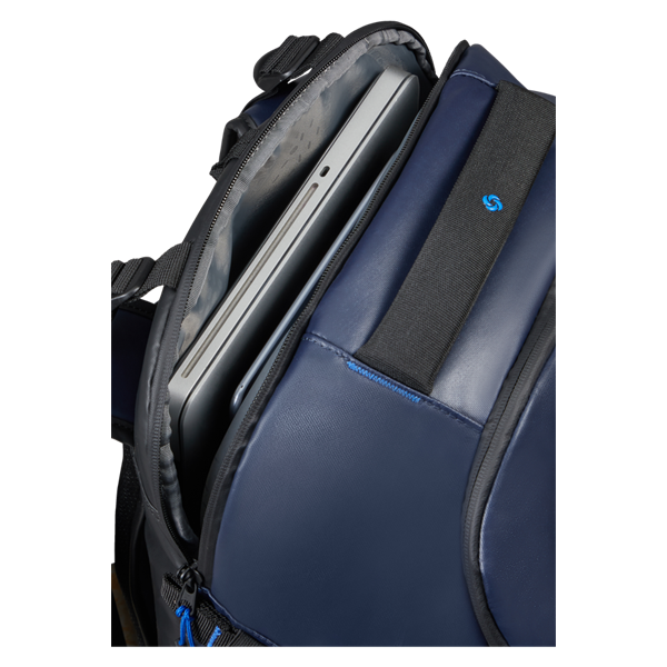 SAMSONITE Notebook hátizsák 142896-2165, TRAVEL BACKPACK S 38L 17.3" (BLUE NIGHTS) -ECODIVER