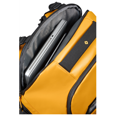 SAMSONITE Notebook hátizsák 142897-1924, TRAVEL BACKPACK M 55L 17.3" (YELLOW) -ECODIVER